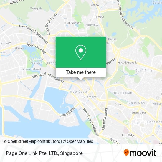 Page One Link Pte. LTD. map