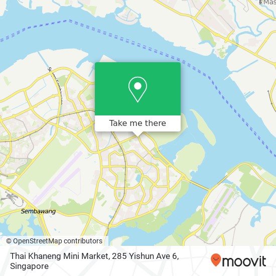 Thai Khaneng Mini Market, 285 Yishun Ave 6地图