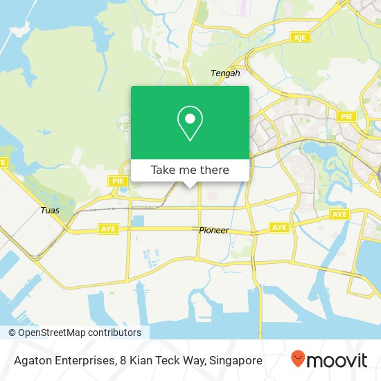 Agaton Enterprises, 8 Kian Teck Way map
