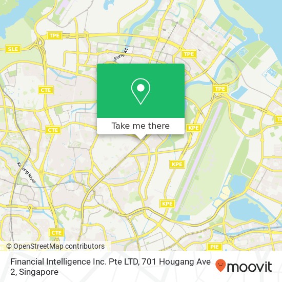 Financial Intelligence Inc. Pte LTD, 701 Hougang Ave 2 map