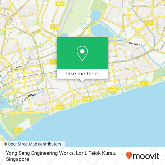 Yong Seng Engineering Works, Lor L Telok Kurau地图