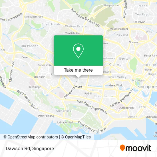 Dawson Rd map