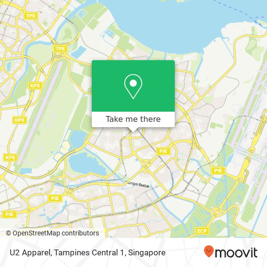 U2 Apparel, Tampines Central 1 map