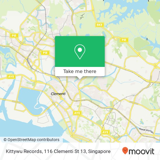 Kittywu Records, 116 Clementi St 13 map