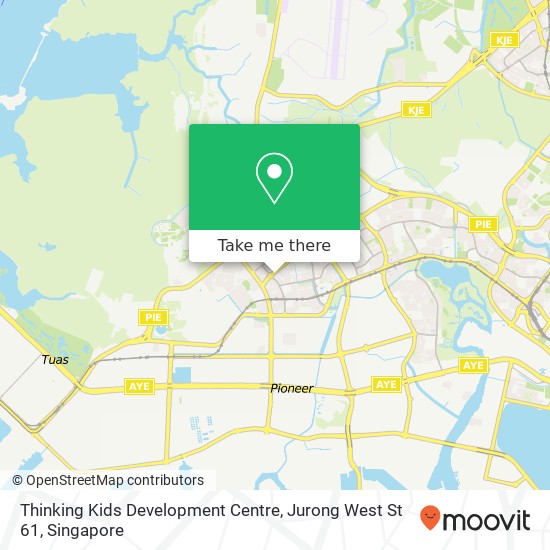 Thinking Kids Development Centre, Jurong West St 61地图