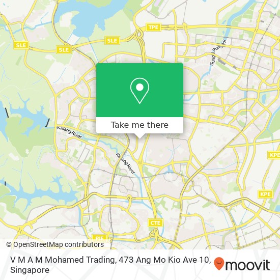 V M A M Mohamed Trading, 473 Ang Mo Kio Ave 10 map