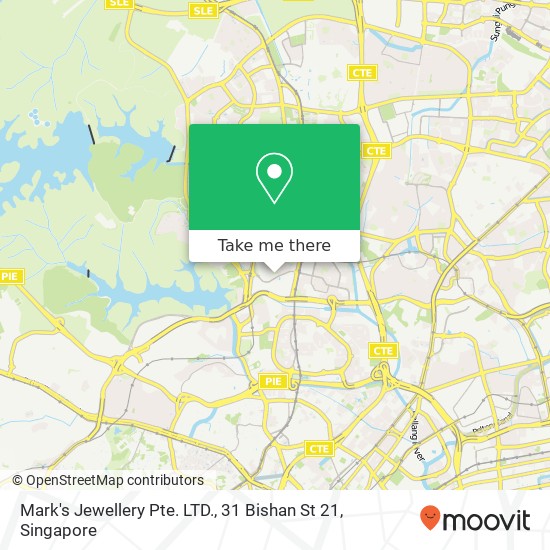 Mark's Jewellery Pte. LTD., 31 Bishan St 21 map