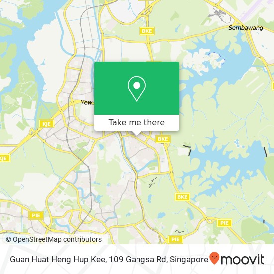 Guan Huat Heng Hup Kee, 109 Gangsa Rd地图