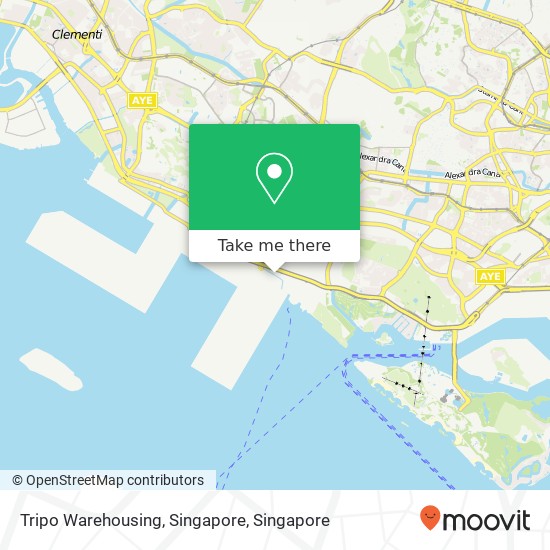 Tripo Warehousing, Singapore map