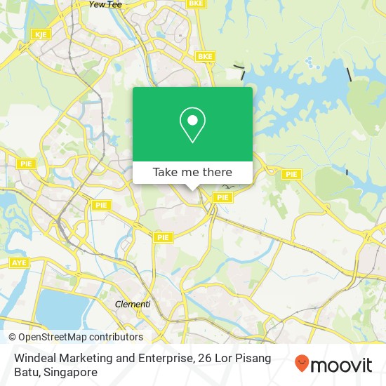 Windeal Marketing and Enterprise, 26 Lor Pisang Batu map