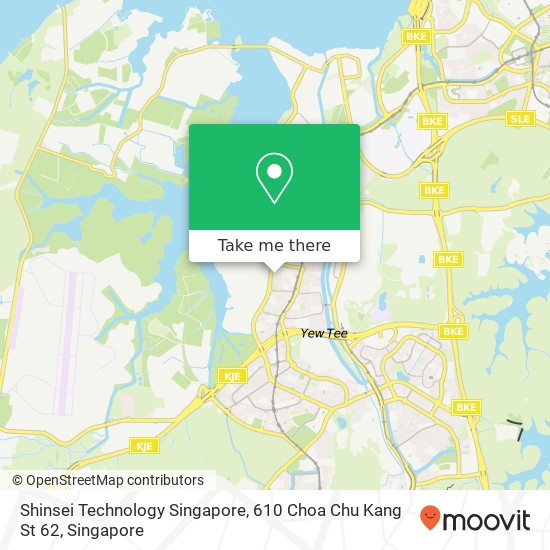Shinsei Technology Singapore, 610 Choa Chu Kang St 62 map