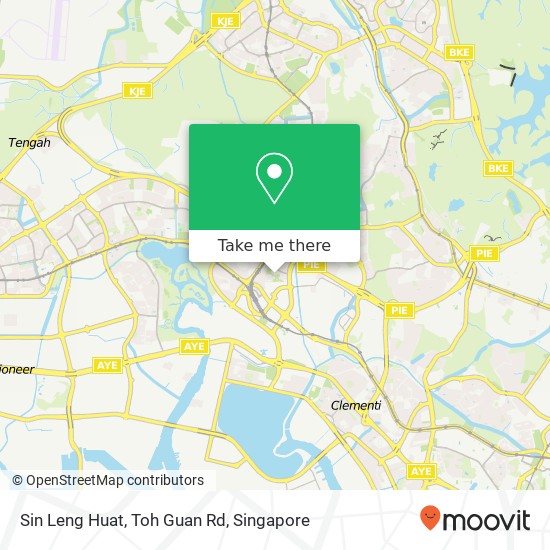 Sin Leng Huat, Toh Guan Rd map