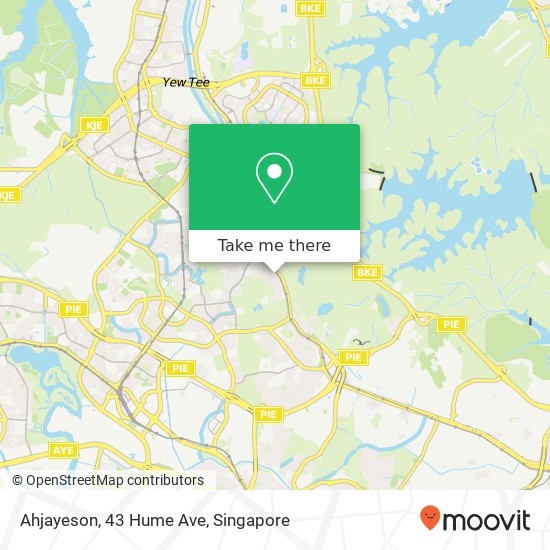 Ahjayeson, 43 Hume Ave map