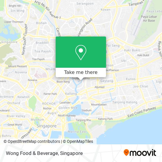 Wong Food & Beverage map