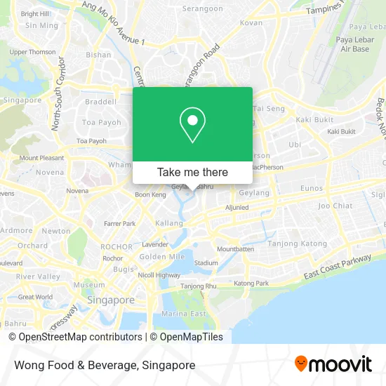 Wong Food & Beverage map
