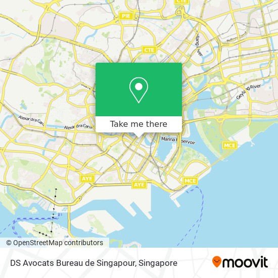 DS Avocats Bureau de Singapour地图