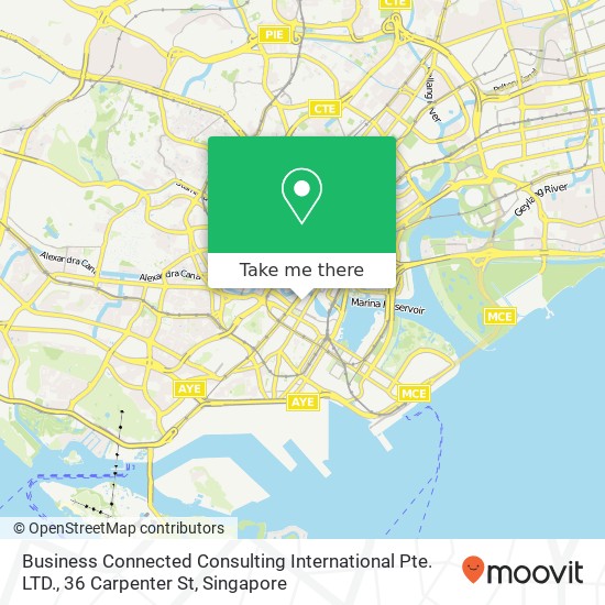 Business Connected Consulting International Pte. LTD., 36 Carpenter St地图