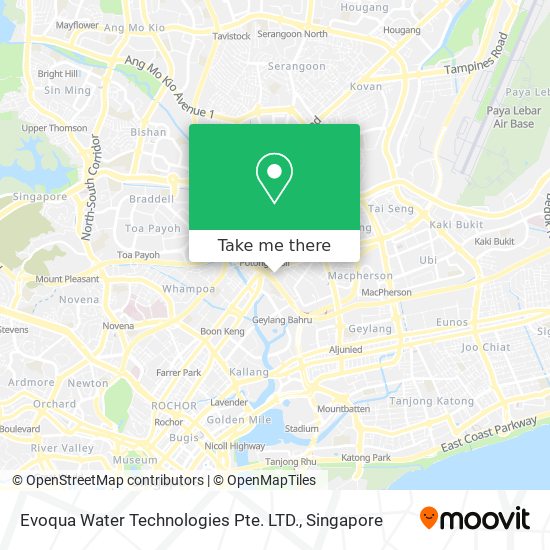 Evoqua Water Technologies Pte. LTD.地图