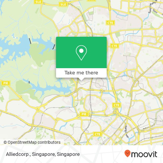 Alliedcorp., Singapore map