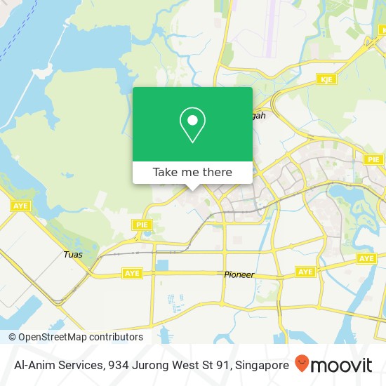 Al-Anim Services, 934 Jurong West St 91 map