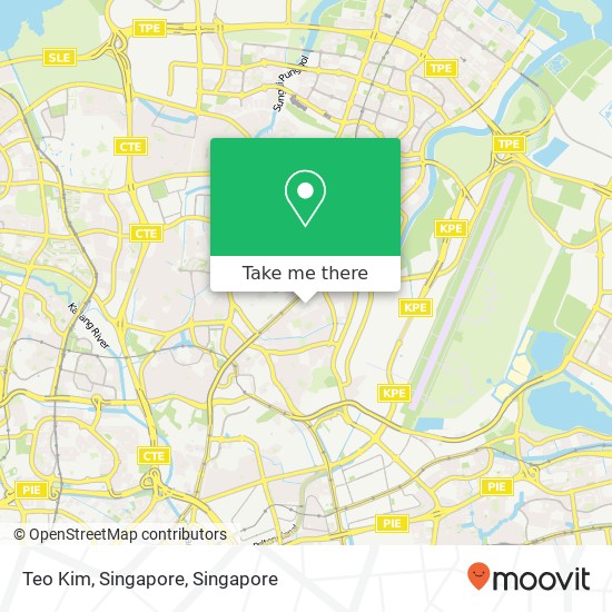 Teo Kim, Singapore map