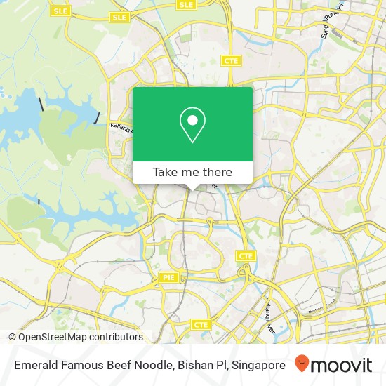 Emerald Famous Beef Noodle, Bishan Pl map