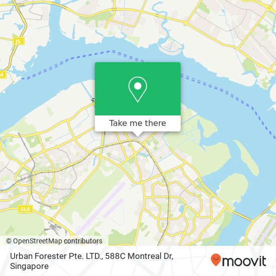 Urban Forester Pte. LTD., 588C Montreal Dr map