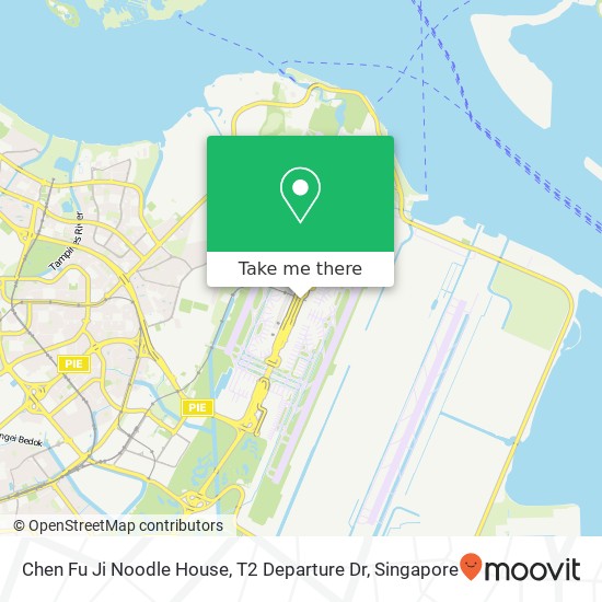 Chen Fu Ji Noodle House, T2 Departure Dr map