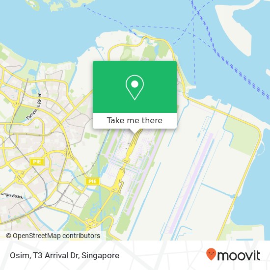 Osim, T3 Arrival Dr map