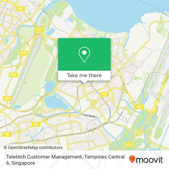 Teletech Customer Management, Tampines Central 6 map