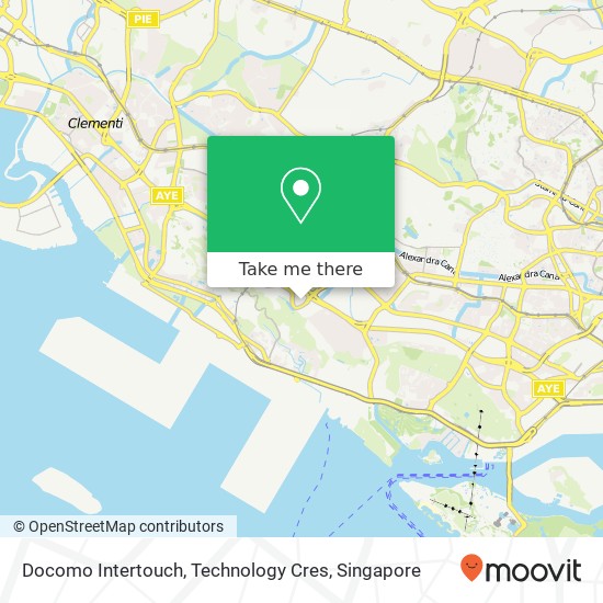 Docomo Intertouch, Technology Cres map