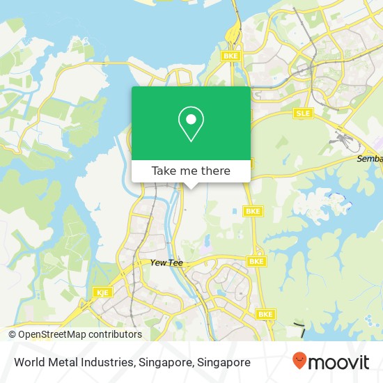 World Metal Industries, Singapore map