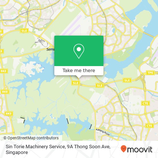 Sin Torie Machinery Service, 9A Thong Soon Ave map