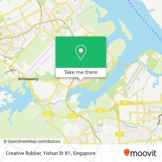 Creative Rubber, Yishun St 81 map