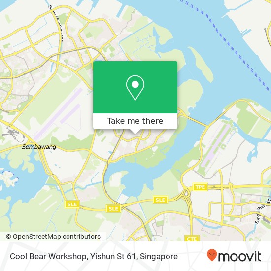 Cool Bear Workshop, Yishun St 61地图