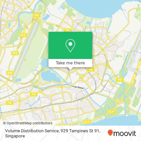 Volume Distribution Service, 929 Tampines St 91地图