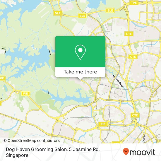 Dog Haven Grooming Salon, 5 Jasmine Rd地图