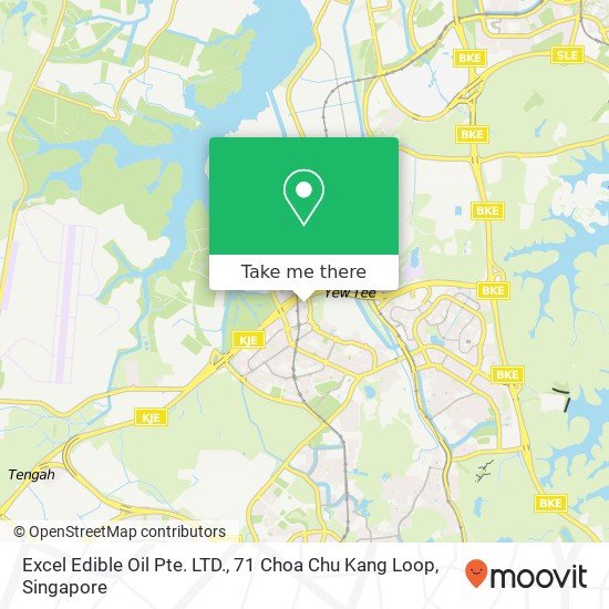 Excel Edible Oil Pte. LTD., 71 Choa Chu Kang Loop map