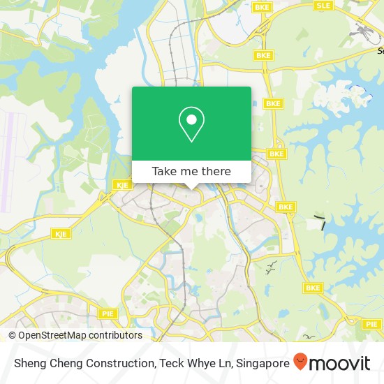 Sheng Cheng Construction, Teck Whye Ln地图