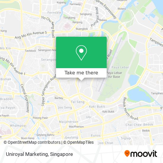 Uniroyal Marketing map