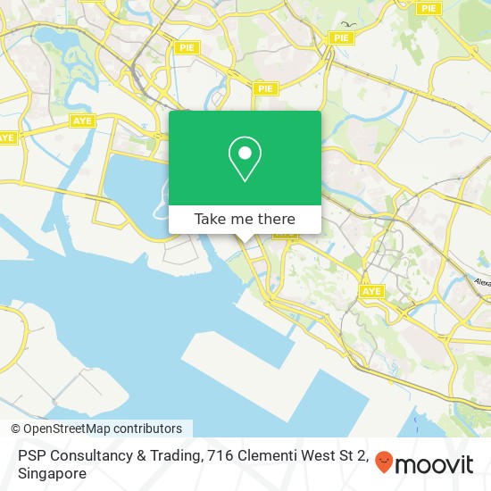 PSP Consultancy & Trading, 716 Clementi West St 2 map