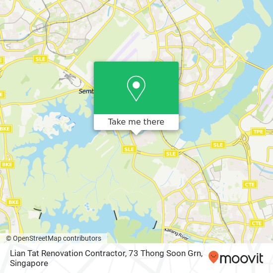 Lian Tat Renovation Contractor, 73 Thong Soon Grn地图