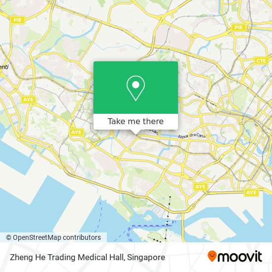 Zheng He Trading Medical Hall map