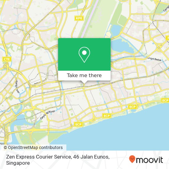 Zen Express Courier Service, 46 Jalan Eunos map