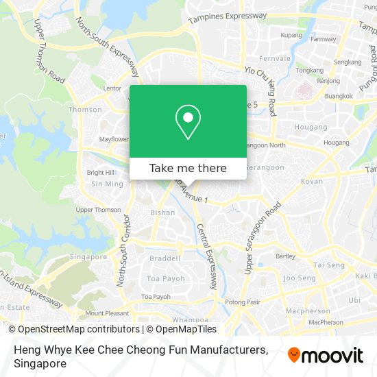 Heng Whye Kee Chee Cheong Fun Manufacturers地图