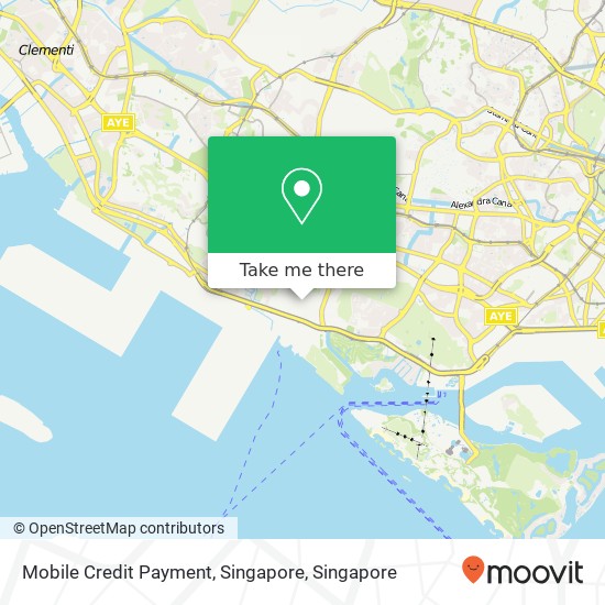 Mobile Credit Payment, Singapore map