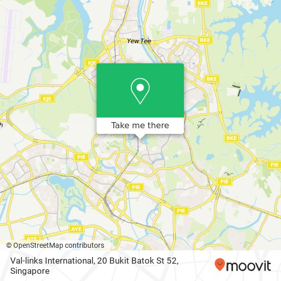 Val-links International, 20 Bukit Batok St 52 map