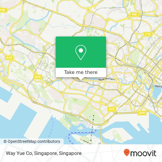 Way Yue Co, Singapore map