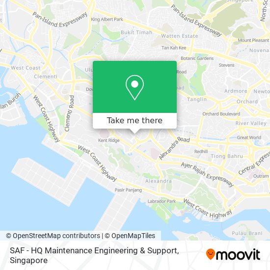 SAF - HQ Maintenance Engineering & Support map