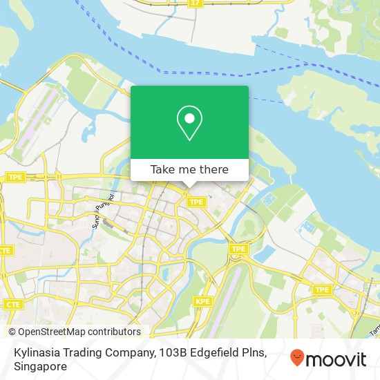 Kylinasia Trading Company, 103B Edgefield Plns map